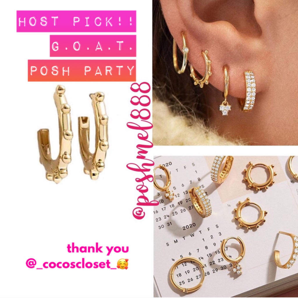 :: Delicate [Gold] Spike Huggies Hoops